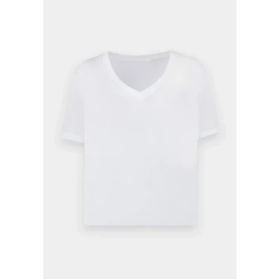 Image of TOM Tailor Denim BOXY V NECK Basic Tshirt, Women&#039;s, Size: Large, White