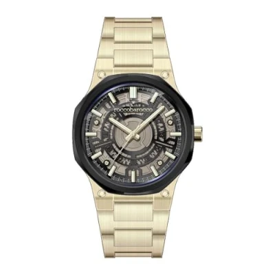 Image of Roccobarocco Hypnotic Watch for kids, Size: One Size, Gold black