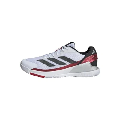 Image of adidas Performance Crazyquick LS Padel shoes Cloud white core black lucid red, Men&#039;s, Size: 13, red