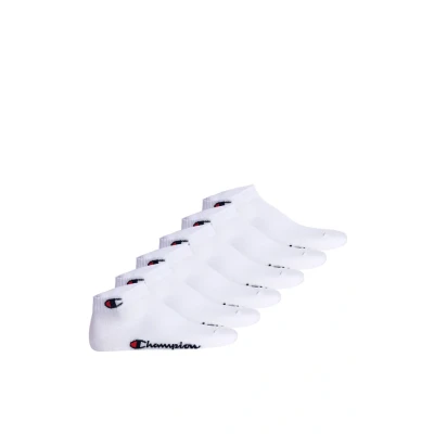 Image of Champion 6PK Quarter Unisex Sports socks, Size: 2.5 5, White