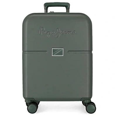 Image of Pepe Jeans Accent Adaptable Toiletry Bag, Green, Maleta, Suitcase