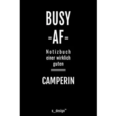 Image of Notizbuch für Camper/Camperin: Originelle Geschenk Idee [120 Seiten gepunktet Punkte Raster blanko Papier]