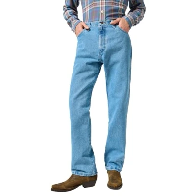 Image of Wrangler 13MWZ Straight leg jeans, Men&#039;s, Size: 42x32, Antique wash