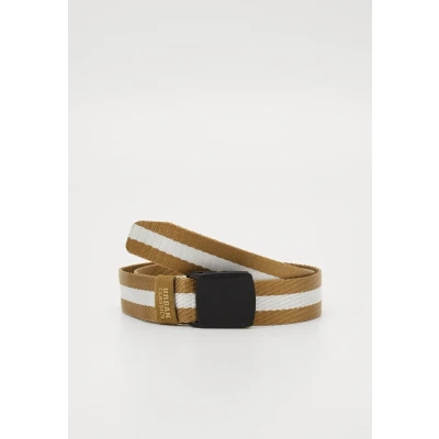 Image of Urban Classics Centre Stripe BELT Belt, Men&#039;s, Size: S/M, Beige