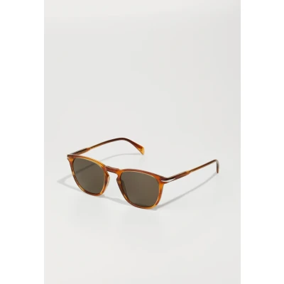 Image of Eyewear by David Beckham Sunglasses, Men&#039;s, Size: 51, Brown horn