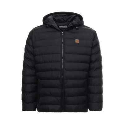 Image of Urban Classics Basic Bubble Jacket Winter jacket, Men&#039;s, Size: Small, Black