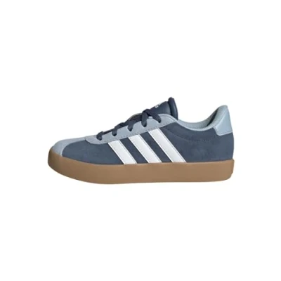 Image of adidas Unisex Children&#039;s Vl Court 3.0 Shoes Kids Shoes, Preloved Ink Cloud White Wonder Blue, 10.5 UK