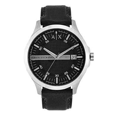 Image of Armani Exchange Watch, Men&#039;s, Size: One Size, Schwarz