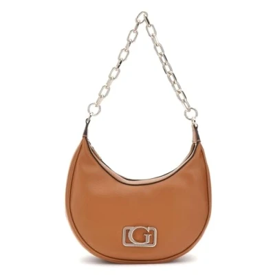 Image of GUESS Circe Hobo Shoulder Bag, Cog Cognac, Taglia Unica