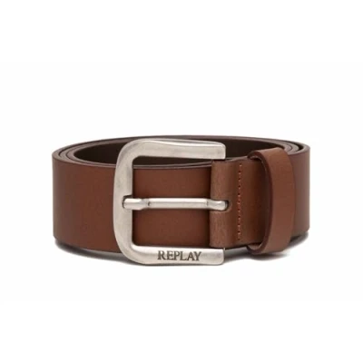 Image of Replay Belt, Men&#039;s, Size: 36, Tan