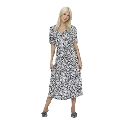 Image of ONLY Women&#039;s Onlhalia S/S Midi Dress Wvn Noos, Blue, L, L