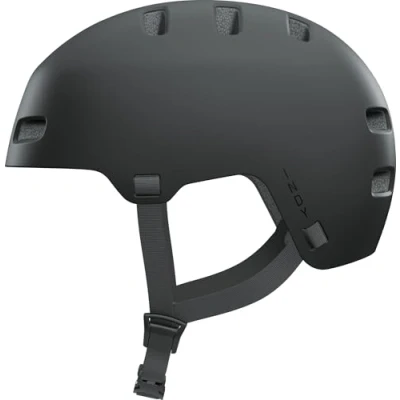 Image of ABUS INDY Bicycle Helmet Dirt for Dirt, Skate, Slope and MTB with Optimised Shock Absorption Teenagers Adults Size L, Black