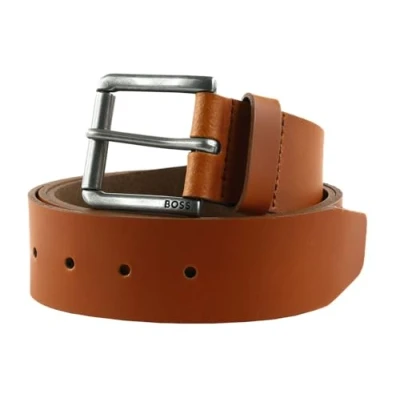 Image of BOSS Joris Belt, Men&#039;s, Size: 46, Medium brown