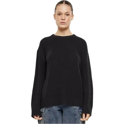 Image of Urban Classics Women&#039;s Sweater, Black, 3XL