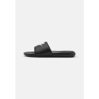 Image of Nike Sportswear Victori ONE Slide Mules, Men&#039;s, Size: 15, Black/white High quality imitation leather