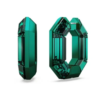 Image of Swarovski Lucent Earrings, Women&#039;s, Size: One Size, Green