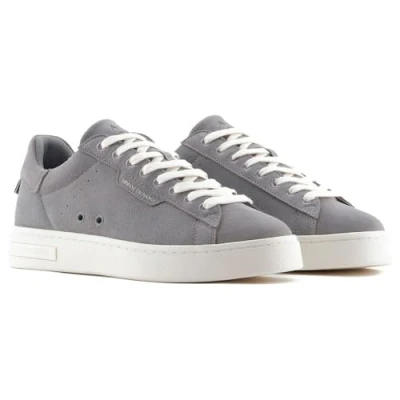 Image of Armani Exchange Trainers, Men&#039;s, Size: 7, Neutral grey Suede