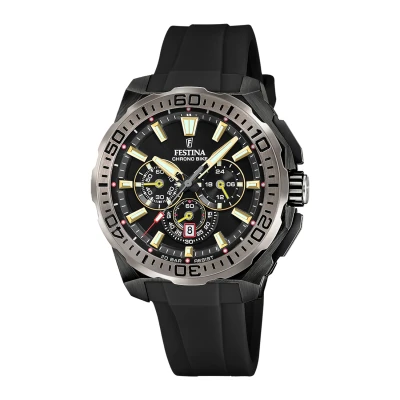 Image of Festina Chrono Bike Black Men&#039;s Watch F20726/3