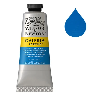 Image of Galeria Winsor &amp; Newton 2120138 Acrylic, Cölinblau, 60ml Acrylfarbe