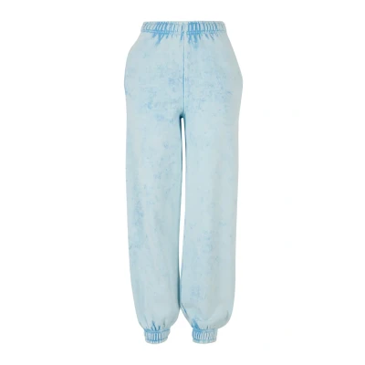 Image of Urban Classics Towel Washed Tracksuit bottoms, Women&#039;s, Size: XS, Balticblue