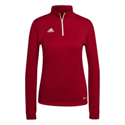 Image of adidas Performance Entrada 22 Training TOP Sweatshirt, Women&#039;s, Size: XS, Team power red