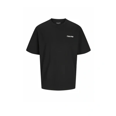 Image of JACK &amp; JONES Boys Jjebradley Graphic Tee SS O Neck Jnr T Shirt, black, 164