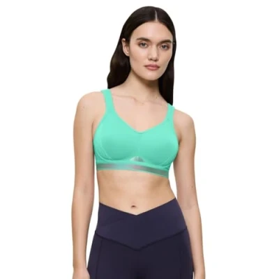 Image of Triumph Women&#039;s Triaction Cardio Flow P EX, Racerback Sports Bra, Ice Drop, 40C