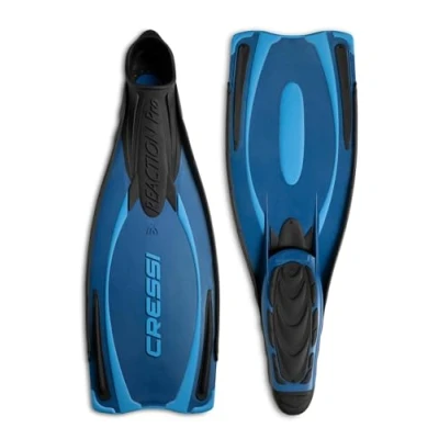 Image of Cressi Reaction Pro Fins Diving and Snorkelling Flippers Fins, Adult Unisex
