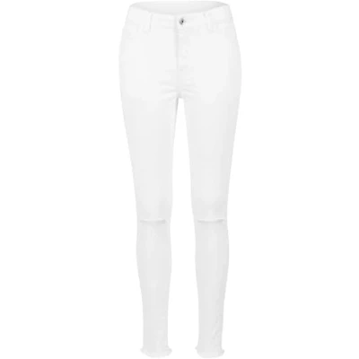 Image of Urban Classics Jeans Skinny Fit, Women&#039;s, Size: Medium, White