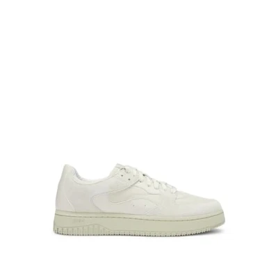 Image of HUGO Kilian TENN Trainers, Men&#039;s, Size: 7, Light beige Leather/synthetics