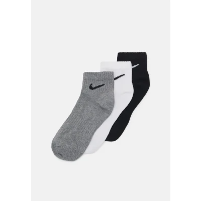 Image of Nike Performance Everyday Ankle 3 PACK Unisex Sports socks, Size: 2 5, White/carbon heather/black
