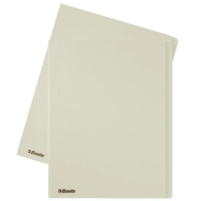 Image of Leitz Three Flap Folder A4 Manila Cardboard Chamois