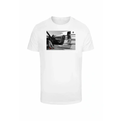 Image of Mister Tee Private Jet Legs Tee, White, XS