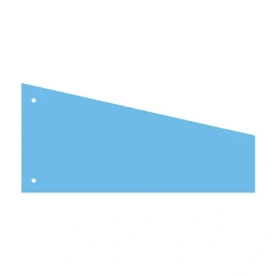 Image of Kangaro Divider Strips, Paper, Blue, 235x105 Trapez