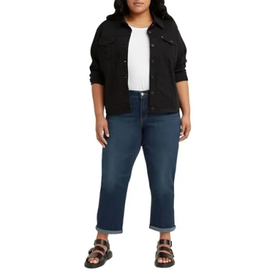 Image of Levi&#039;s MID RISE Boyfriend Straight leg jeans, Women&#039;s, Size: 26, Night is young plus