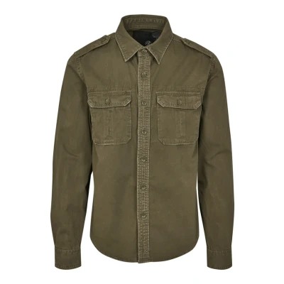 Image of Brandit Vintage Shirt, Men&#039;s, Size: 4XL, Olive
