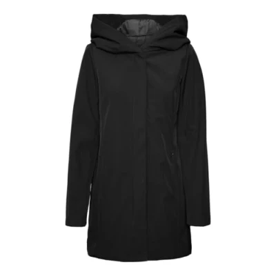 Image of Vero Moda Vmsoftshelldona Jacket GA BOO Winter jacket, Women&#039;s, Size: Small, Black