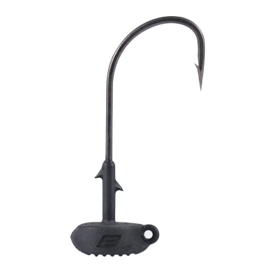 Image of BKK Silent Chaser Draggin&#039; NED Jighead #1 Black 3.5g Jig head