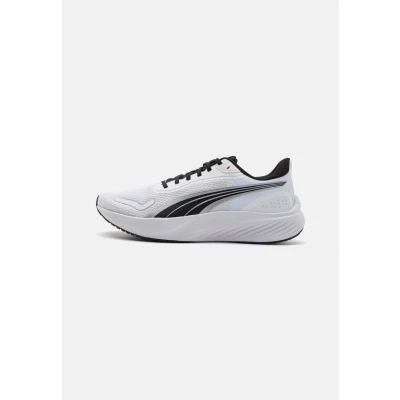 Image of Puma Unisex&#039;s Pounce Lite Road Running Shoe, White Black, 9.5 UK