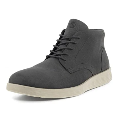Image of ECCO LITE Hybrid MID CUT Casual laceups, Men&#039;s, Size: 12, Steel Nubuck