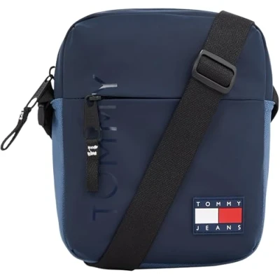 Image of Tommy Jeans Daily Reporter Unisex Across body bag, Size: One Size, Blue