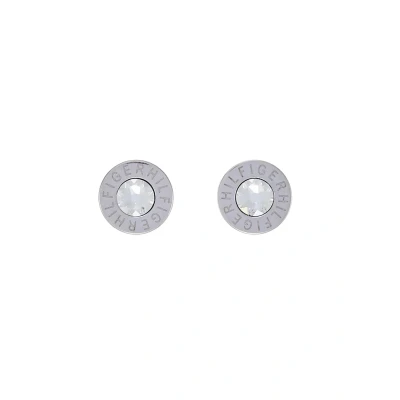 Image of Tommy Hilfiger Earrings, Women&#039;s, Size: One Size, Zirkonia weiß