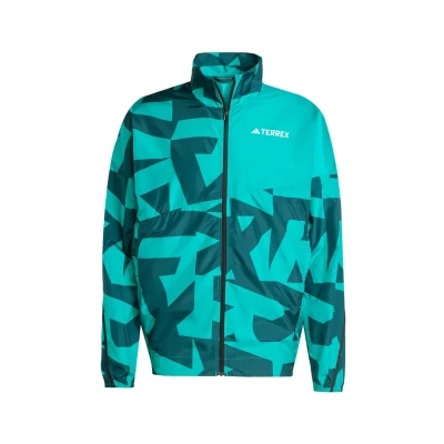 Image of Adidas Terrex Light jacket Pure teal aurora ivy, Men&#039;s, Size: XS, ivy