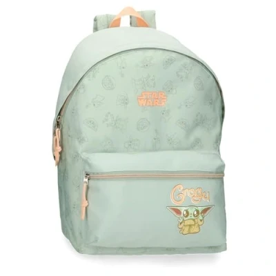 Image of Star Wars Joumma Grogu School Backpack with Trolley Green 31x44x15cm Polyester 20,46L, Green, Trolley,