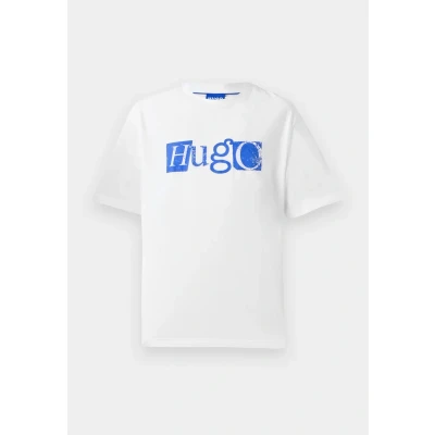 Image of HUGO Nugix Print Tshirt, Men&#039;s, Size: XS, White