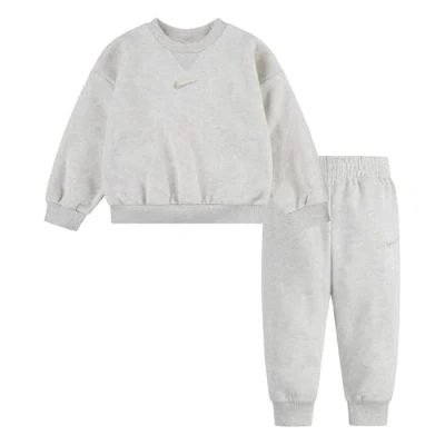 Image of Nike Sportswear CREW SET Unisex Tracksuit bottoms for kids, Size: 2 3y, Pale ivory heather