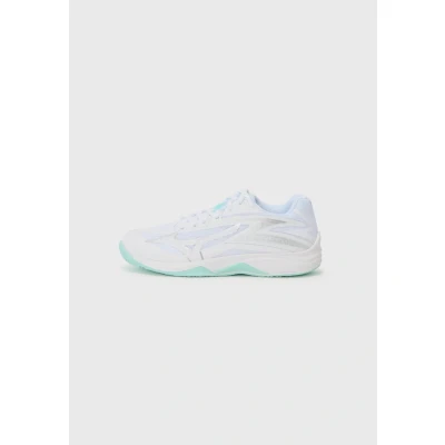 Image of Mizuno Lightning STAR Z7 Unisex Volleyball shoes for kids, Size: 4, White/blue tint