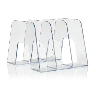 Image of HAN Catalogue File Sorter Set of 2, Design Icon for The Modern Environment, Practical Collector with 3 Compartments, Transparent, Crystal Clear, 16200 23
